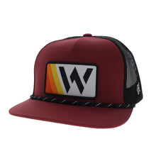 Load image into Gallery viewer, HOOEY X Wade Bowen Maroon Square W Patch
