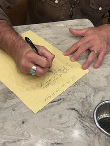 Handwritten Lyrics