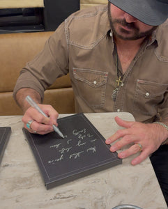 Autographed Handwritten Lyric Canvas (Limited Quantities!)