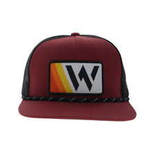Load image into Gallery viewer, HOOEY X Wade Bowen Maroon Square W Patch
