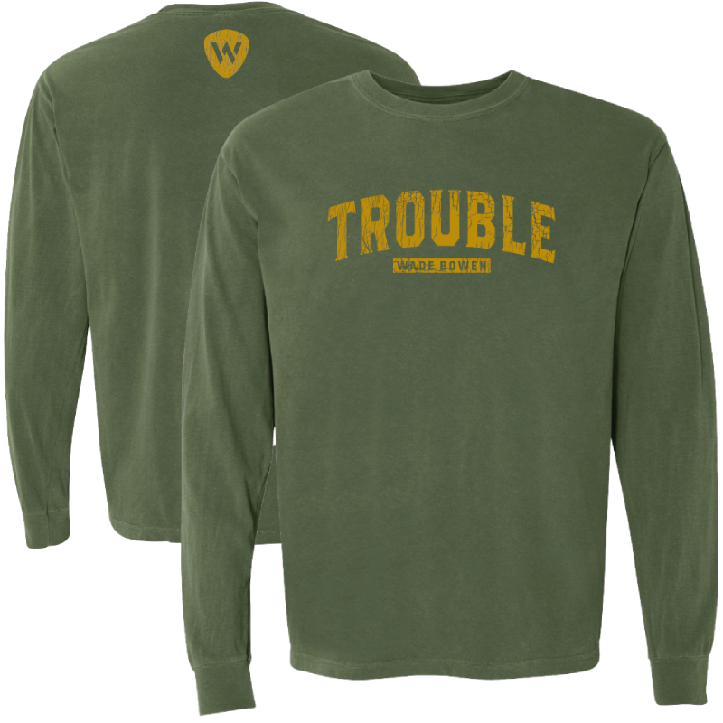 Trouble Comfort Colors Long Sleeve