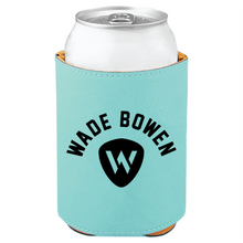 Load image into Gallery viewer, Brown and Teal Leather Wade Koozie
