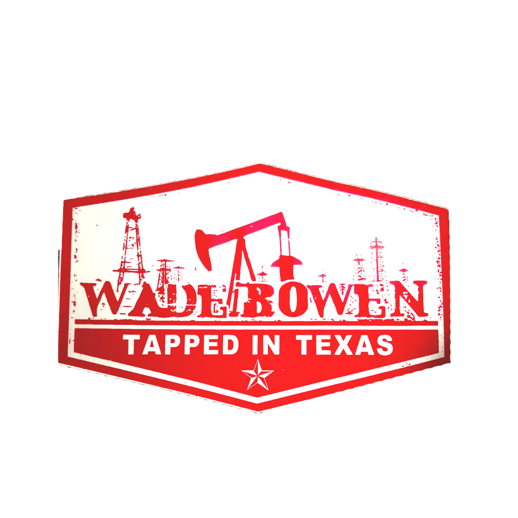 Tapped in Texas Sticker